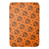 カボチャ、こうもりと星 バスマット (正面縦)