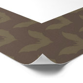 カボチャ&こうもり，ハロウィンウェルカム ポスター (角)