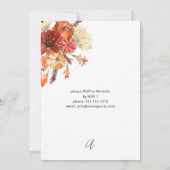 カボチャ&ひまわりフレンドシップ 招待状 (裏面)