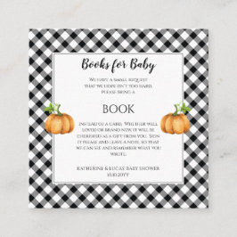 カボチャ |ひまわり赤ちゃんシャワー予約リクエスト エンクロージャーカード