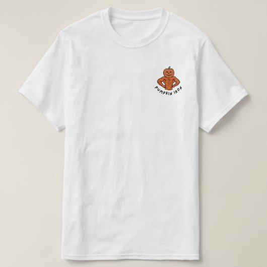 カボチャ アイアン  Tシャツ (デザイン正面)