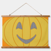 カボチャ・オレンジ 吊り下げ型タペストリー (正面3)