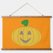 カボチャ・オレンジ 吊り下げ型タペストリー (正面2)