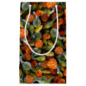 カボチャ、カボチャ秋の収穫抱き枕 スモールペーパーバッグ (正面)