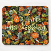 カボチャ、カボチャ秋の収穫用マウスパッド マウスパッド (正面)