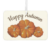 カボチャ、カボチャ秋の収穫空気清浄機 カーエアーフレッシュナー (裏面)