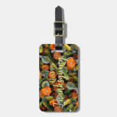 カボチャ、カボチャ秋の収穫荷札 ラゲッジタグ (正面縦)
