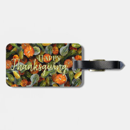 カボチャ、カボチャ秋の収穫荷札 ラゲッジタグ