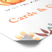 カボチャ – カードとギフト赤ちゃんシャワー ポスター (角)