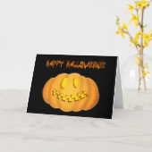 カボチャ カード (黄色い花)