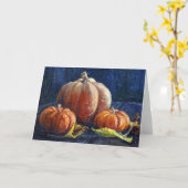 "カボチャ" カード (黄色い花)