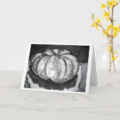 カボチャ カード (黄色い花)