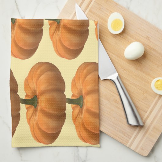 カボチャ キッチンタオル (四つ折り)