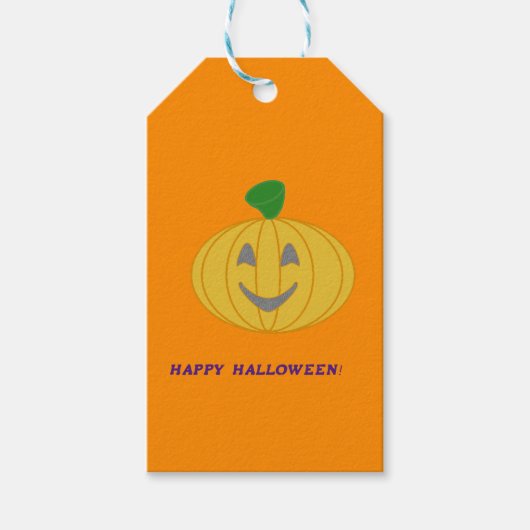 カボチャ ギフトタグ (正面)