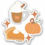 カボチャ・グッズ シール (正面)