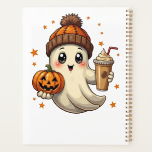 カボチャ&コーヒーハロウィンプランナー付き可愛い幽霊 プランナー手帳