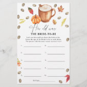 カボチャ・コーヒー花嫁の年齢は何歳だった (正面)