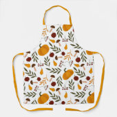 カボチャ、ザクロ、梨 エプロン (正面)