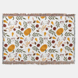 カボチャ、ザクロ、梨 スローブランケット