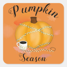 カボチャ・シーズンだ！ スクエアシール