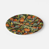 カボチャ、スカッシュ秋の収穫紙プレート ペーパープレート (アングル)