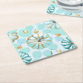 カボチャ スクエアペーパーコースター (アングル)