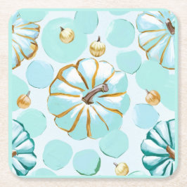 カボチャ スクエアペーパーコースター