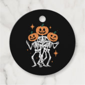 カボチャ スケルトン ハロウィン かぼちゃ スプーキー シーズン フェイバータグ (正面)