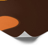 カボチャ、スターアニス、シナモンスティック、秋のleav ポスター (角)