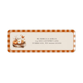 カボチャ&スパイスオールナイス差出人住所 ラベル