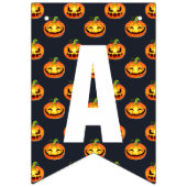 カボチャ&スパイダーズハッピーハローウィン バンティングフラッグ (第3の旗)