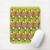 カボチャ、スープ、背ストライプの景 マウスパッド (マウス)