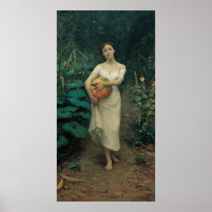 カボチャ・ゾナロとの少女1889 ポスター