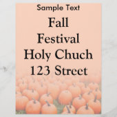 カボチャ チラシ (正面)