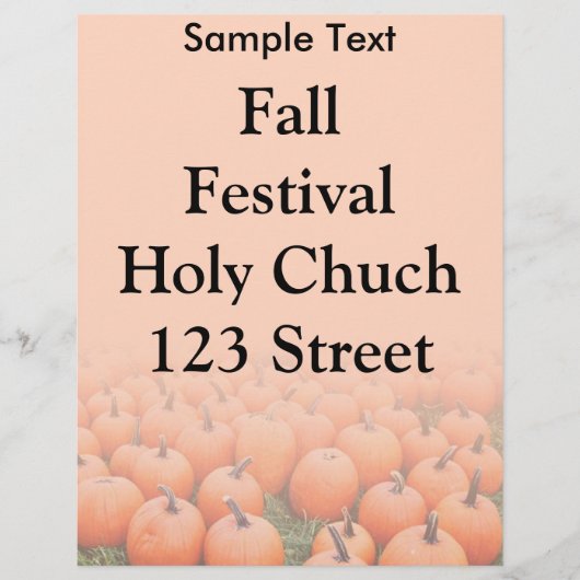 カボチャ チラシ (正面)