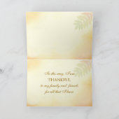 カボチャ、トウモロコシ、紅葉感謝祭カード シーズンカード (内部)