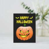 カボチャ ハッピーハロウィン ポストカード (スタンド正面)