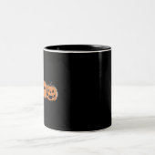 カボチャ ハロウィン 秋 収穫祭 ギフト ツートーンマグカップ (中央)