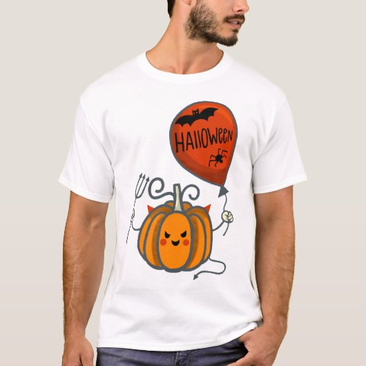 カボチャ ハロウィン Tシャツ (正面)