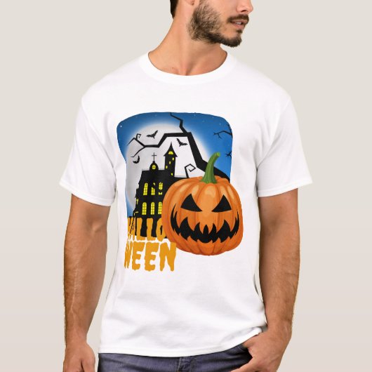 カボチャ ハロウィン Tシャツ (正面)