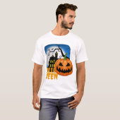 カボチャ ハロウィン Tシャツ (正面フル)