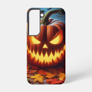 カボチャ/ハロウィーン/こうもりスプキー SAMSUNG GALAXY S22ケース