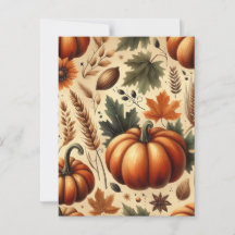 カボチャ・ハロウィーン、ボタニカル・グリーン&秋