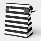 カボチャ.ハローウィンパーティ。白黒ストライプの フェイバーボックス (裏面サイド)