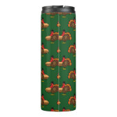 カボチャ・パイ感謝祭でかわいいトルコ タンブラー (裏面)