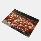 カボチャ・パッチ秋の収穫写真 ドアマット (アングル)