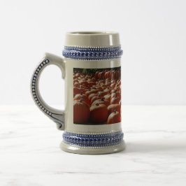 カボチャ・パッチ秋の収穫写真 ビールジョッキ