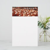 カボチャ・パッチ秋の収穫写真 便箋 (スタンド正面)