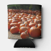 カボチャ・パッチ秋の収穫写真 缶クーラー (裏面)