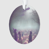 カボチャ·パッチ·ウィッチ飛んでいるズ·過去·トリック·オア·トレーター オーナメント (正面)